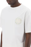 Etro t-shirt con ricamo pegaso floreale