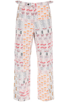  Bode 'clinton street label' patchwork pants