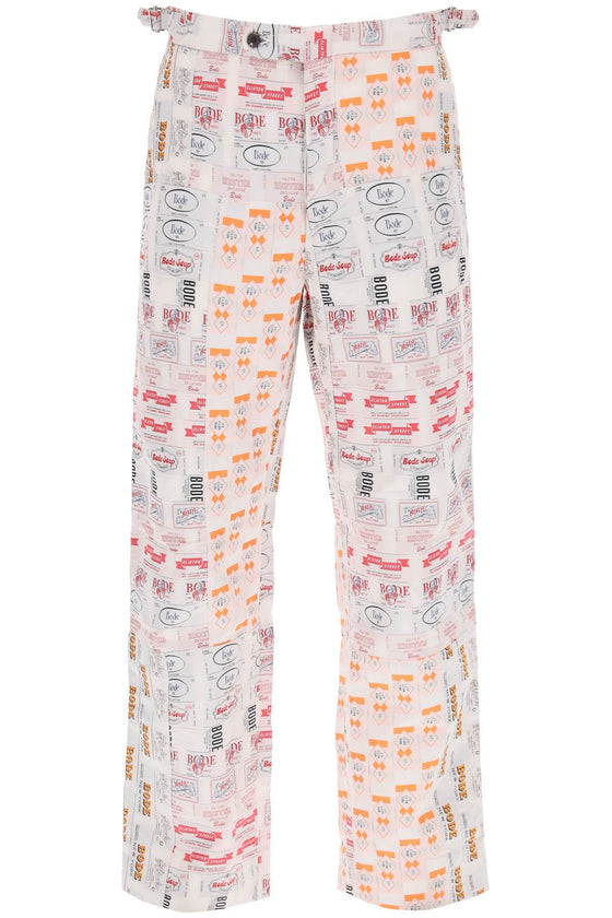 Bode 'clinton street label' patchwork pants