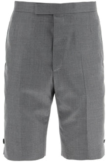  Thom browne super 120's wool shorts with back strap