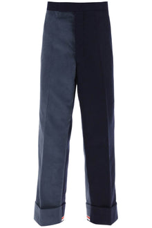  Thom browne cuffed trousers in funmix shetland