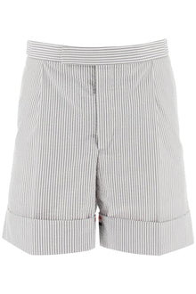  Thom browne striped shorts with tricolor details