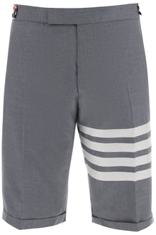  Thom browne 4-bar shorts in light wool