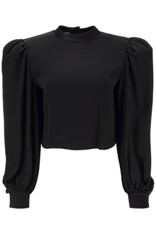  Mvp wardrobe 'edendale' cropped blouse in satin