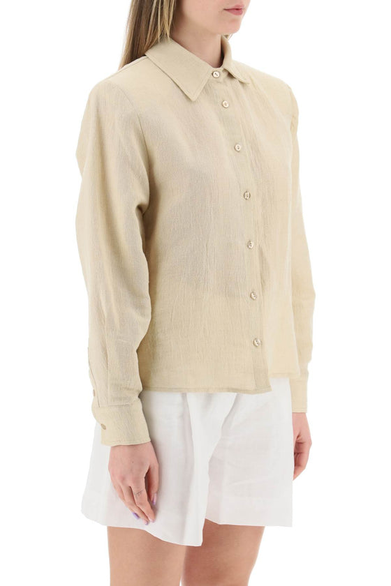 Mvp wardrobe 'malibu' cotton linen shirt