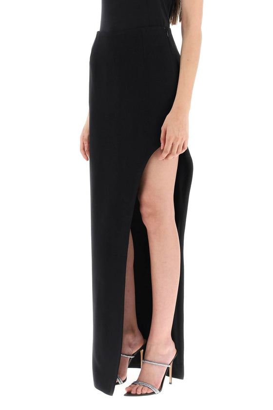 Mvp wardrobe 'plaza' skirt with asymmetrical hem