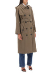 Mvp wardrobe 'bigli' cotton double-breasted trench coat
