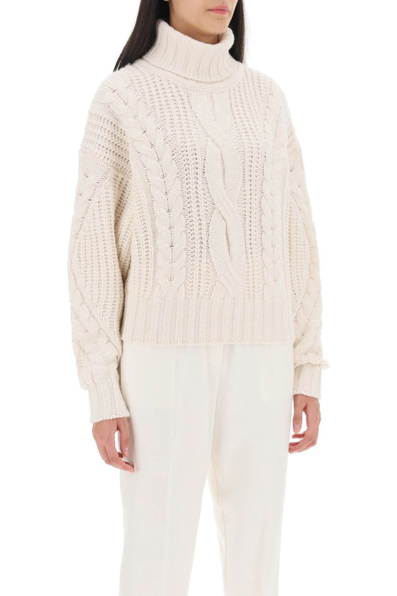 Mvp wardrobe visconti cable knit sweater