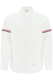  Thom browne seersucker shirt with rounded collar