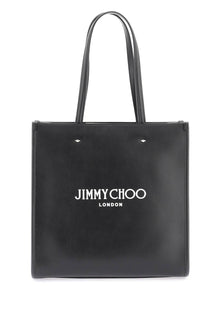  Jimmy choo leather tote bag