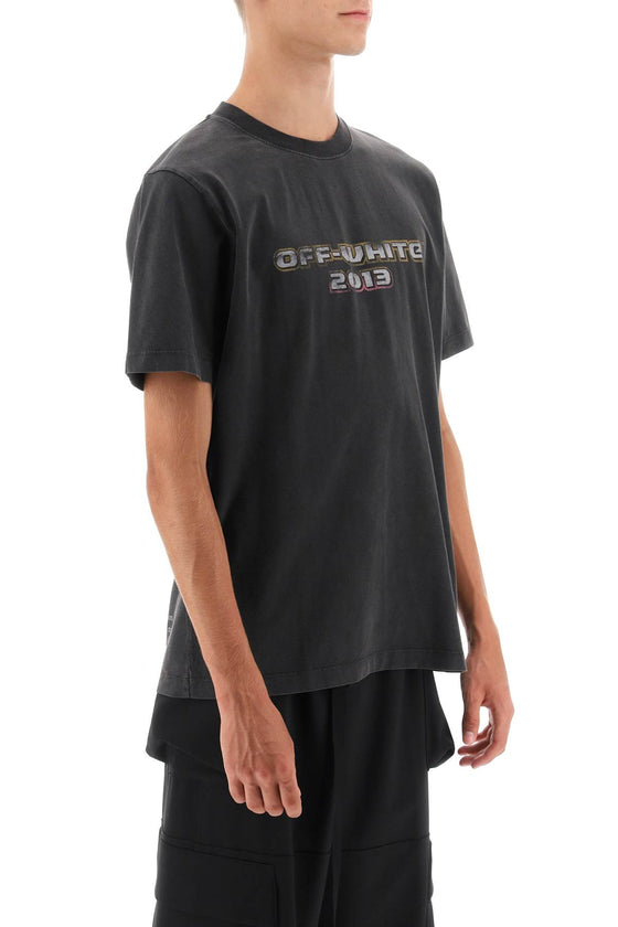 Off-white t-shirt with back bacchus print
