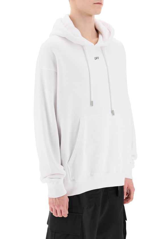 Off-white skate hoodie with off logo