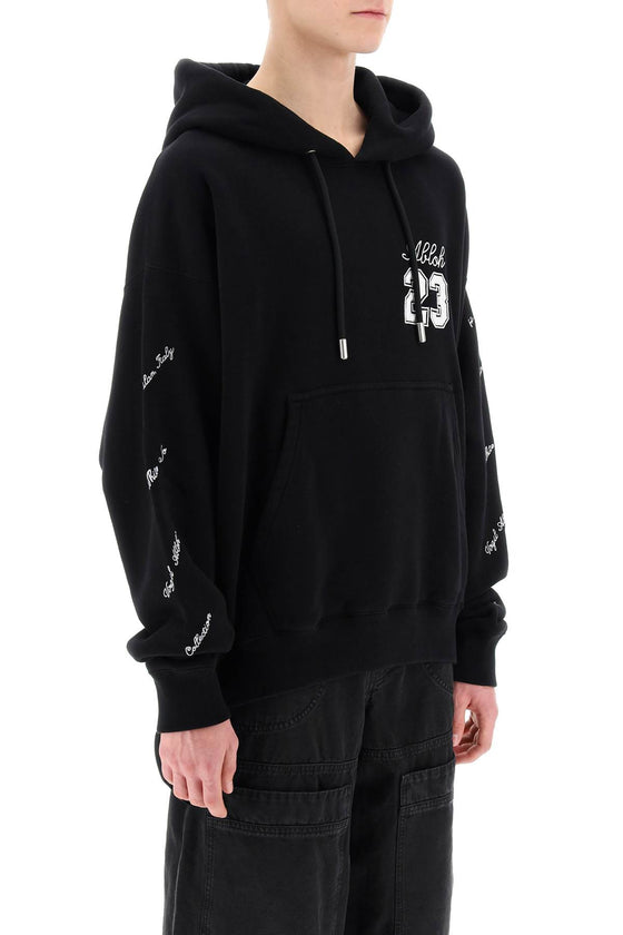 Off-white skate hoodie with 23 logo