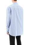 Off-white striped maxi shirt