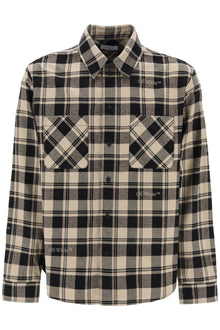  Off-white check flannel shirt