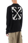 Off-white back arrow motif sweater