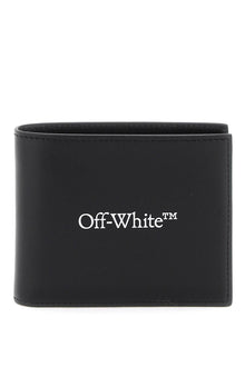  Off-white bookish logo bi-fold wallet