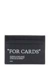 Off-white bookish card holder with lettering