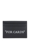 Off-white bookish card holder with lettering