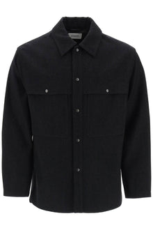  Lemaire wool-and-cotton overshirt