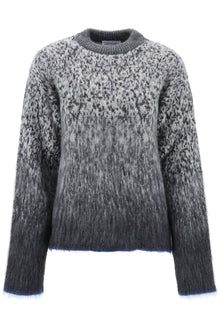  Off-white arrow mohair sweater