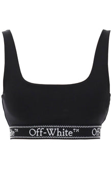  Off-white "sport bra with branded band"