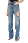 Off-white meteor cut-out jeans