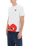 Comme des garcons play heart print t-shirt
