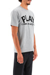 Comme des garcons play t-shirt with play print