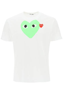  Comme des garcons play heart print t-shirt