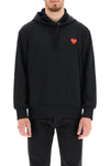 Comme des garcons play technical jersey hoodie
