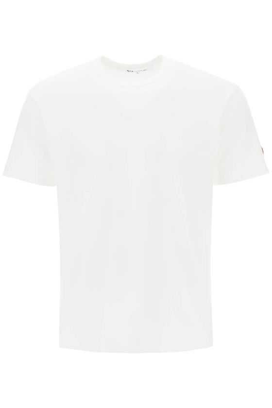 Comme des garcons play t-shirt with pixel patch
