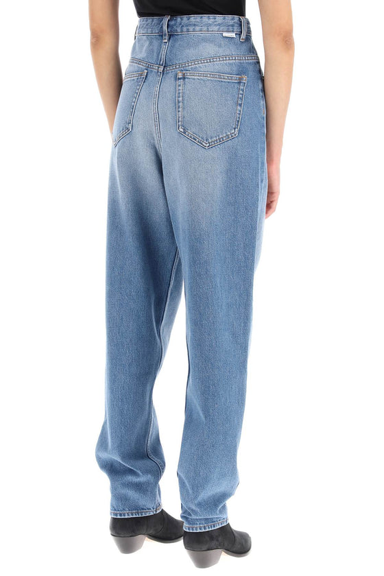 Isabel marant etoile 'corsy' loose jeans with tapered cut