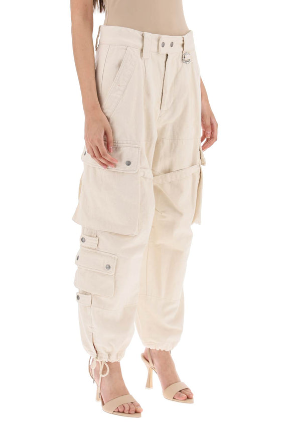 Isabel marant 'elore' cargo pants in cotton