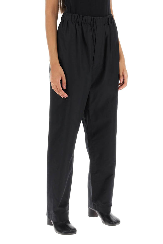 Lemaire loose pants in silk