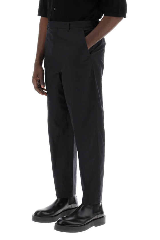 Lemaire cotton and silk carrot pants for men