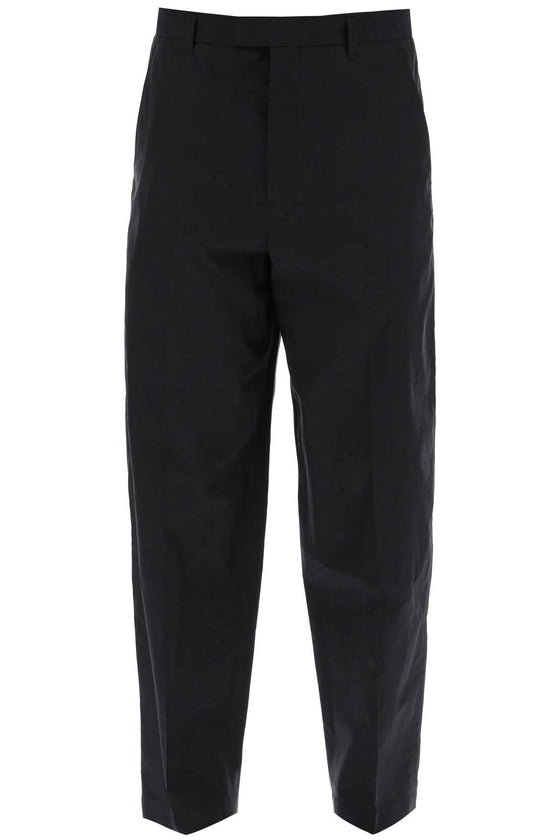 Lemaire cotton and silk carrot pants for men