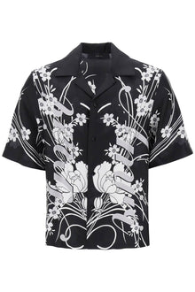  Amiri bowling shirt with floral motif
