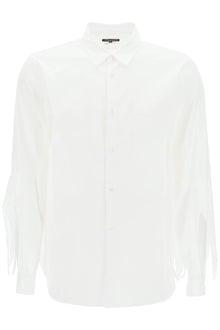  Comme des garcons homme plus spiked frayed-sleeved shirt