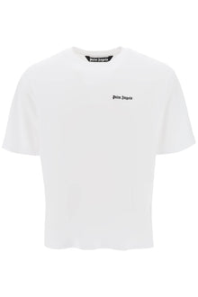  Palm angels jersey t-shirt with logo embroidery