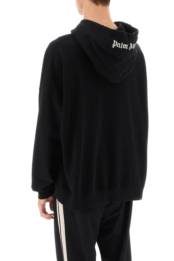 Palm angels hoodie with logo embroidery
