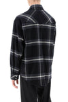 Palm angels check flannel overshirt