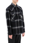 Palm angels check flannel overshirt