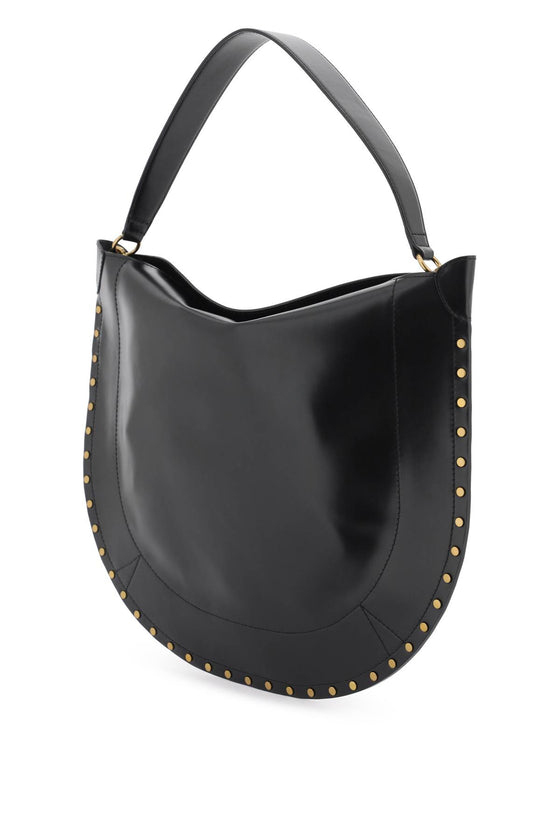 Isabel marant smooth leather hobo bag with