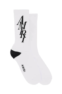  Amiri stack logo socks