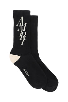  Amiri stack logo socks