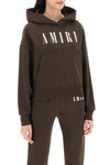 Amiri cropped hoodie with core logo