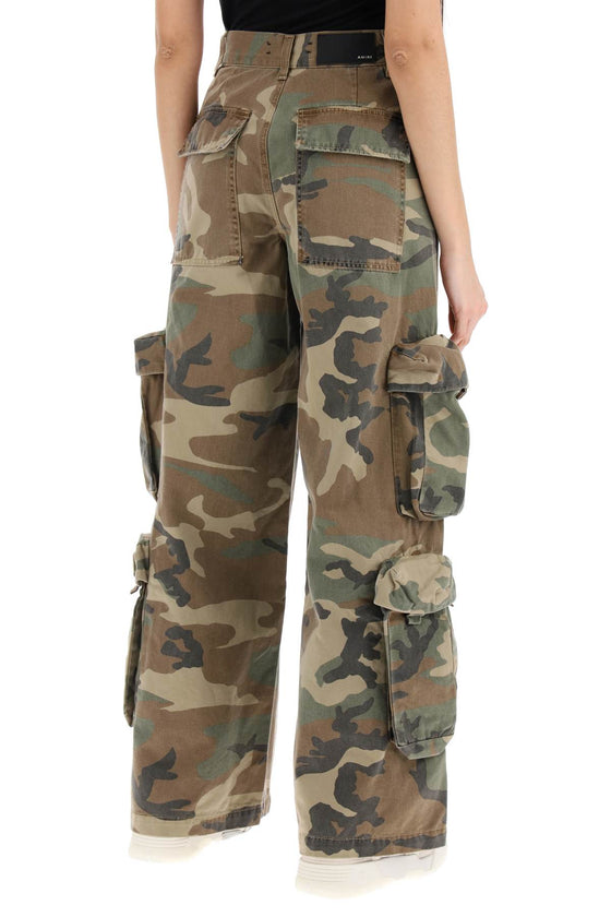 Amiri baggy cargo camouflage pants