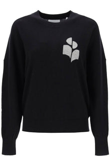  Isabel marant etoile marisans sweater with lurex logo intarsia