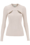 Isabel marant 'zana' cut-out sweater in ribbed knit